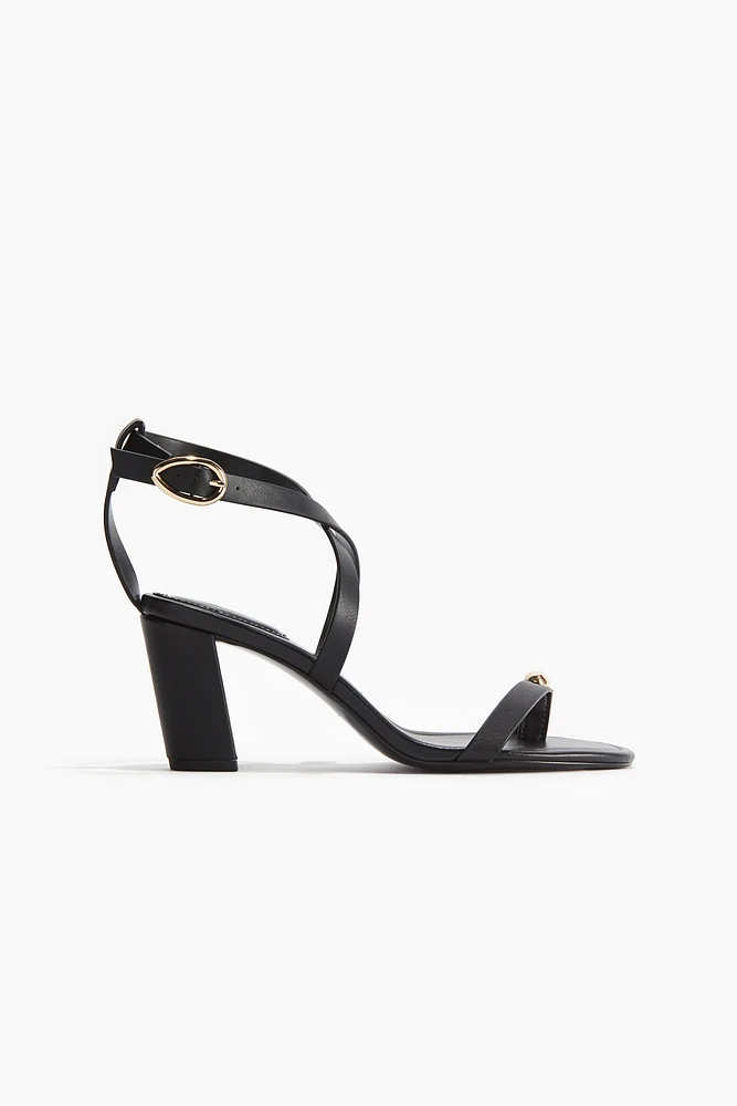 Block-Heeled Sandals
