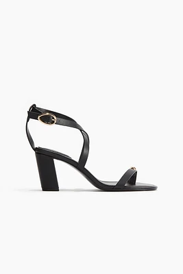 Block-Heeled Sandals