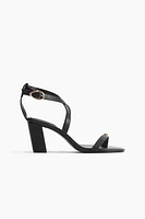 Block-Heeled Sandals