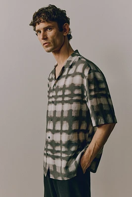 Chemise classique avec col cubain