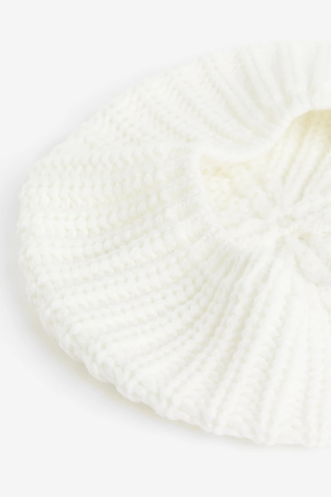 Rib-knit Beret