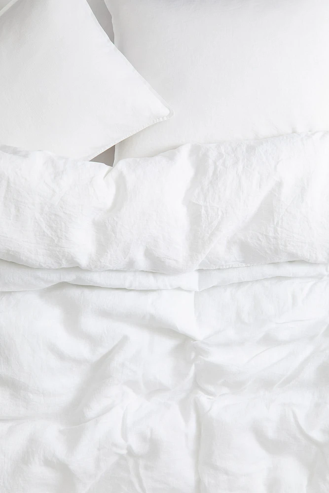 Linen King/Queen Duvet Cover Set