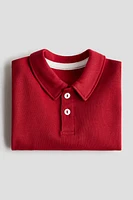 Long-Sleeved Polo Shirt