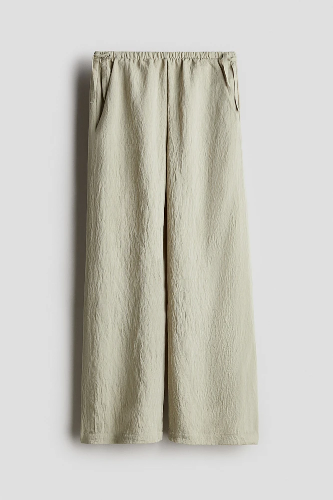 Tie-Detail Pants