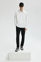 Regular Fit Textured Overshirt