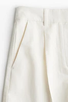 Short en lin mélangé