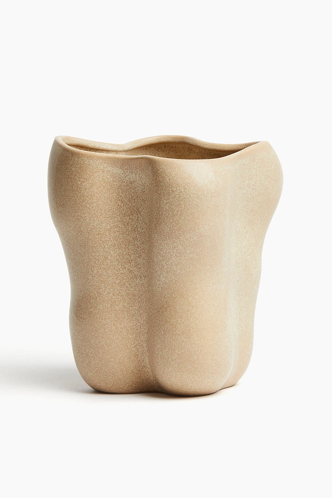 Tall Stoneware Vase