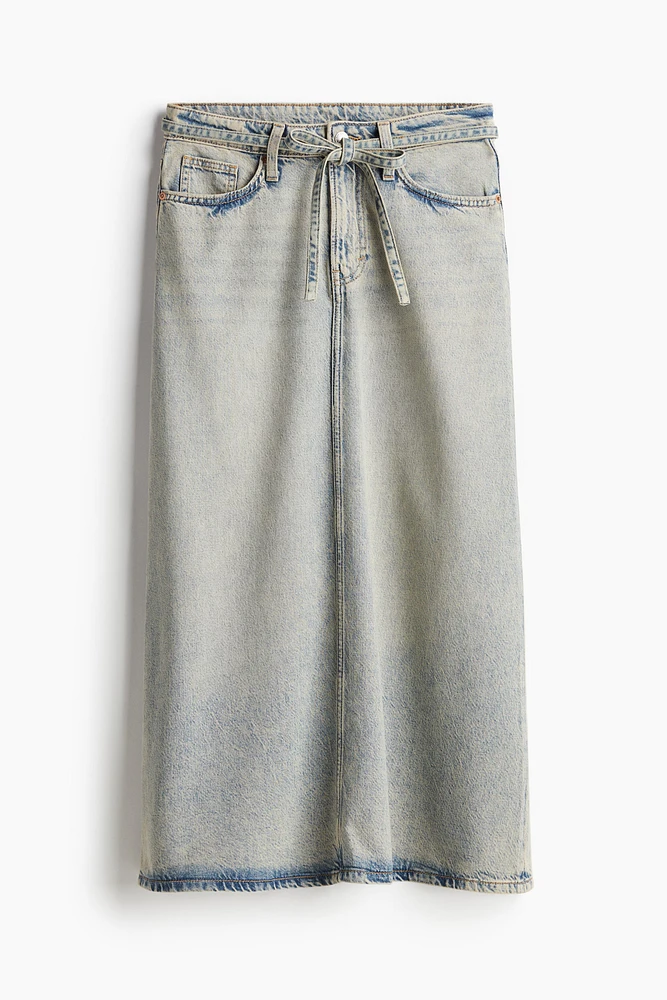 Feather Soft Denim Skirt