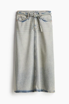 Feather Soft Denim Skirt