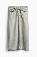 Feather Soft Denim Skirt