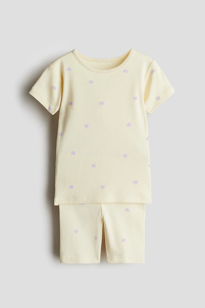 Snug Fit Printed Cotton Pajamas