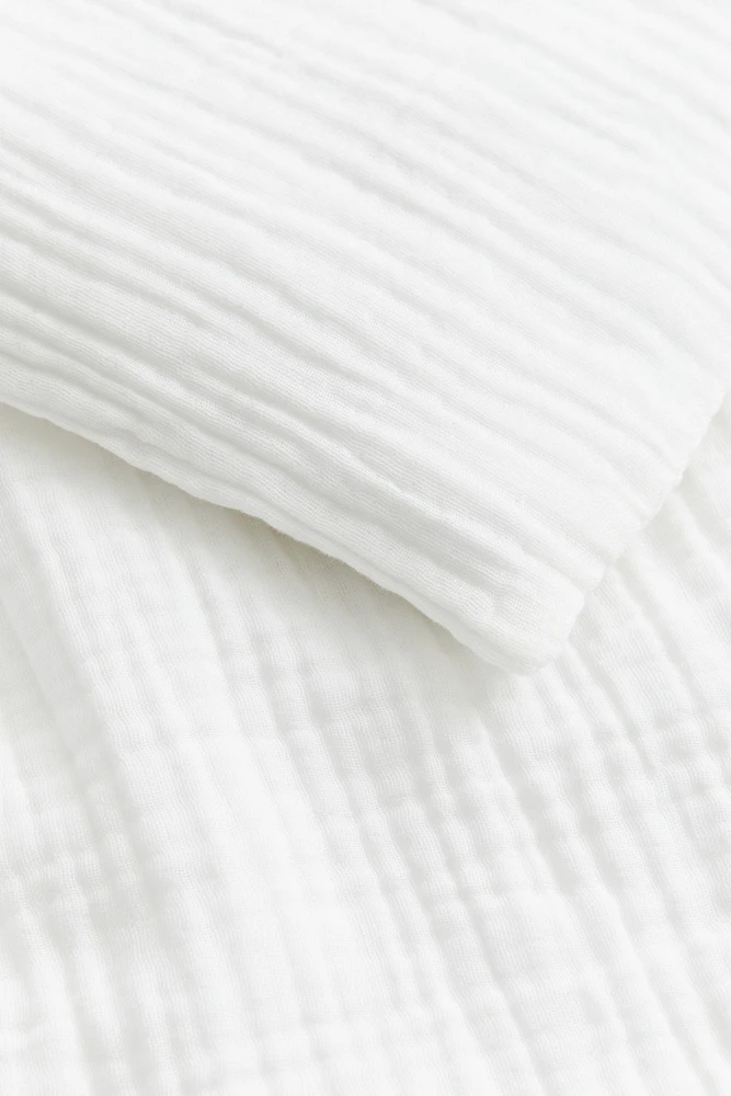 Enveloppe de couette en mousseline pour bébé
