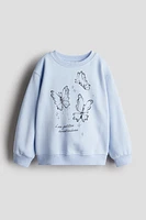 Sweatshirt with Motif