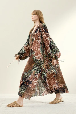 Chiffon Kaftan Dress