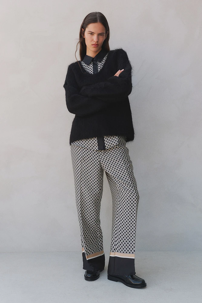 Pantalon à taille élastique