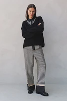 Pantalon à taille élastique