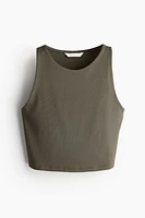 Cropped Microfiber Tank Top