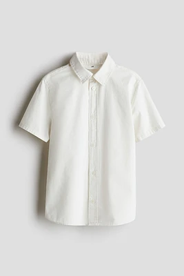 Chemise à manches courtes en coton