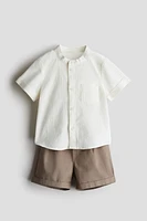 2-Piece Shirt and Shorts Set