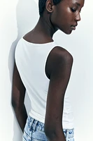 Microfiber Sleeveless Top