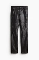 Leather Biker Pants