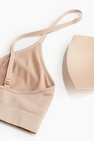 Seamless Padded Soft-cup Bra