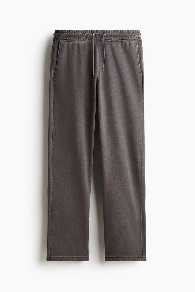 Pantalon de survêtement délavé coupe décontractée