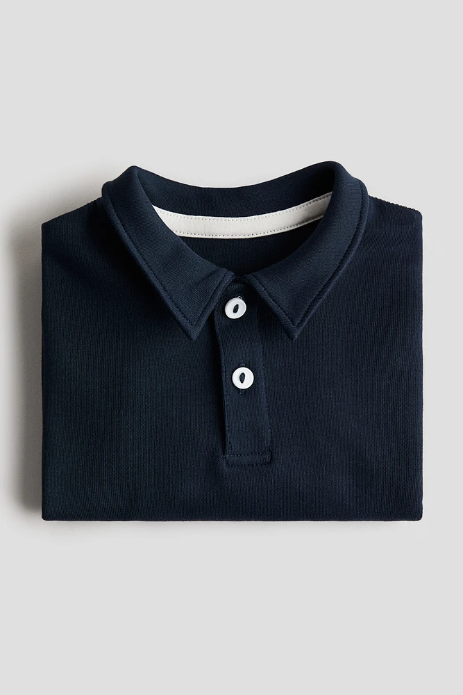 Long-Sleeved Polo Shirt