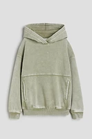 Oversized Washed-look Hoodie