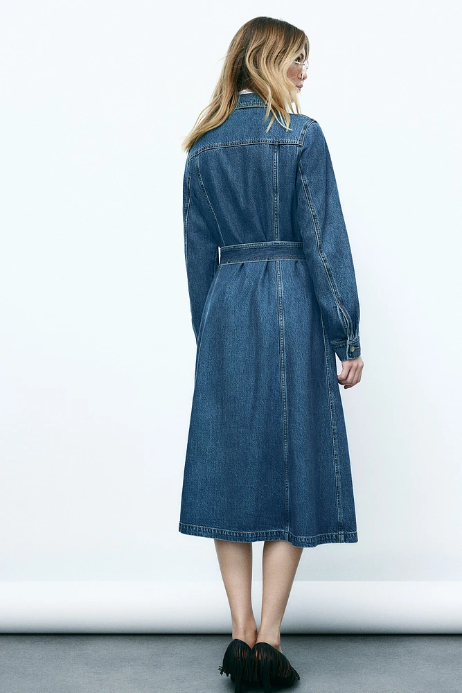 Denim Shirt Dress