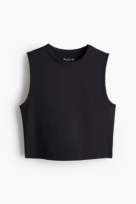 Cropped Sports Tank Top with DryMove™