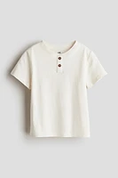 Cotton Henley T-shirt