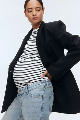 MAMA Before & After Straight Low Jeans