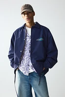 Loose Fit Water-repellent Coach Jacket