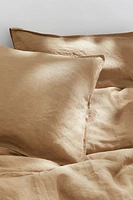 Parure de couette lit double en lin