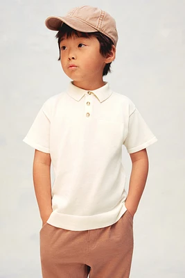 Silk-blend Polo Shirt