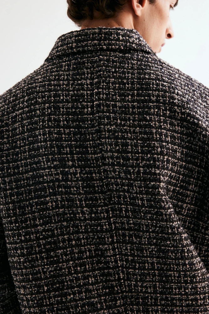 Regular Fit Tweed overshirt