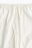 Cotton Drawstring Pants