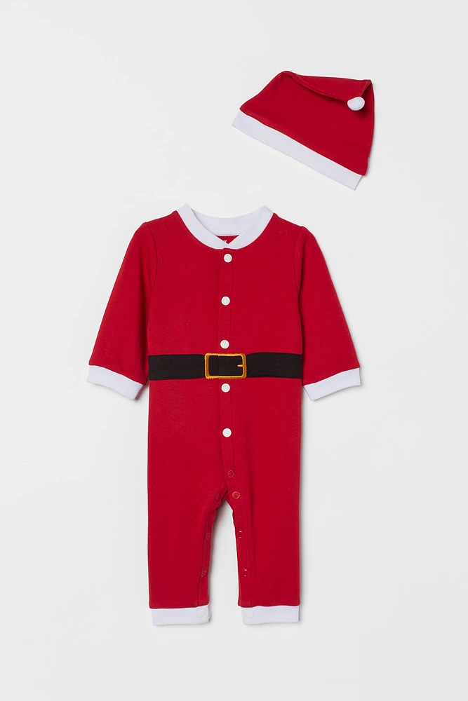 Costume de Père Noël en coton