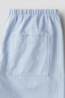 Linen-Blend Pants