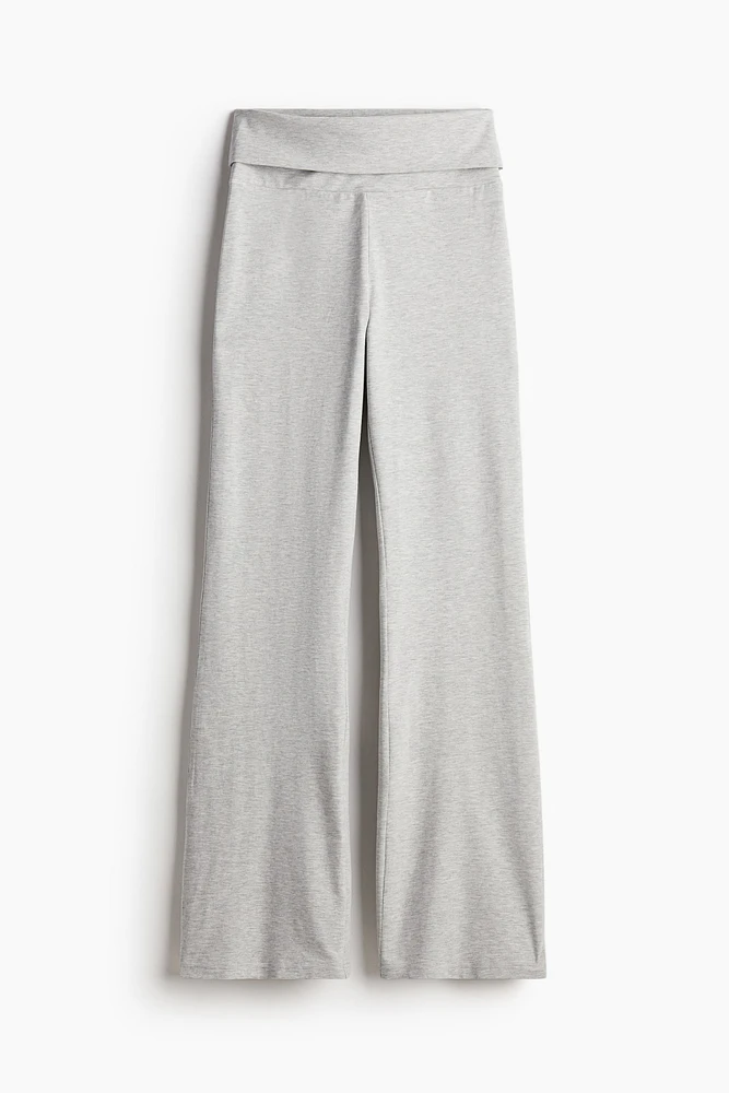 Flared Jersey Pants