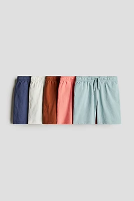 Lot de 5 shorts en jersey coton