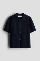 Textured-Knit Shirt