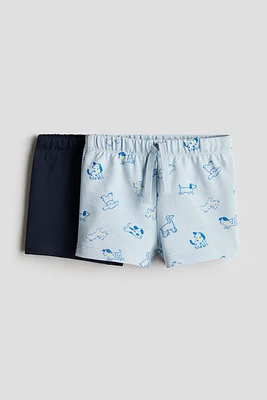 Lot de 2 shorts en coton