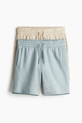 Lot de 2 shorts Coupe Classique en molleton