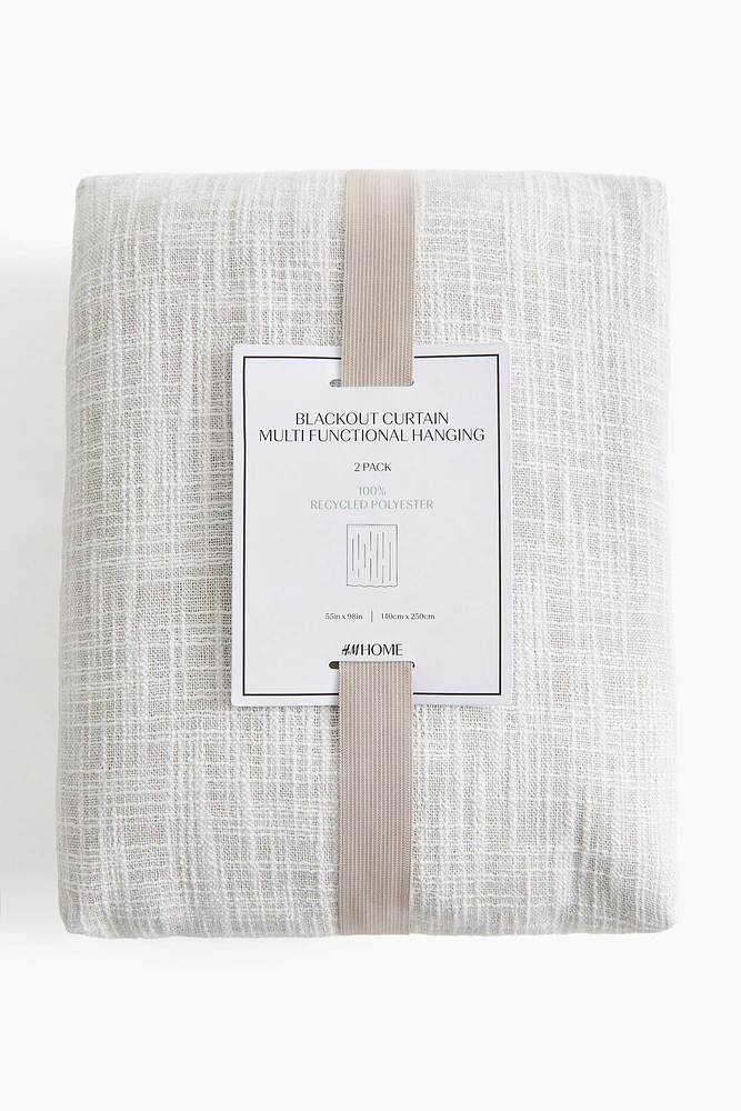2-pack blackout curtain lengths
