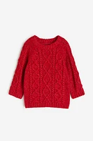 Cable-knit Sweater