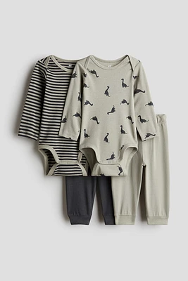 Ensemble 4 pièces en jersey de coton