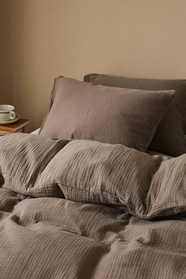 Muslin Twin Duvet Cover Set