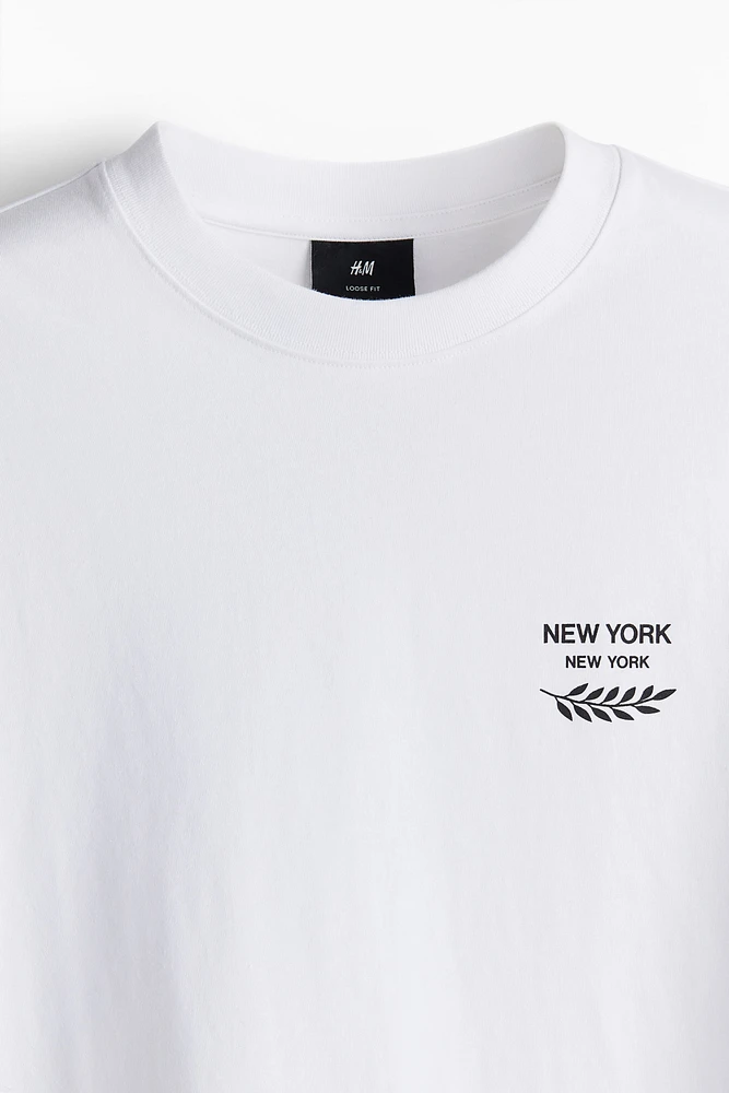 Loose Fit Printed T-shirt